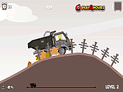 Флеш игра онлайн Bart Factory Truck